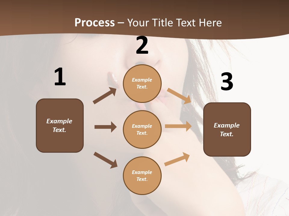 Red Hair Delicious Young PowerPoint Template