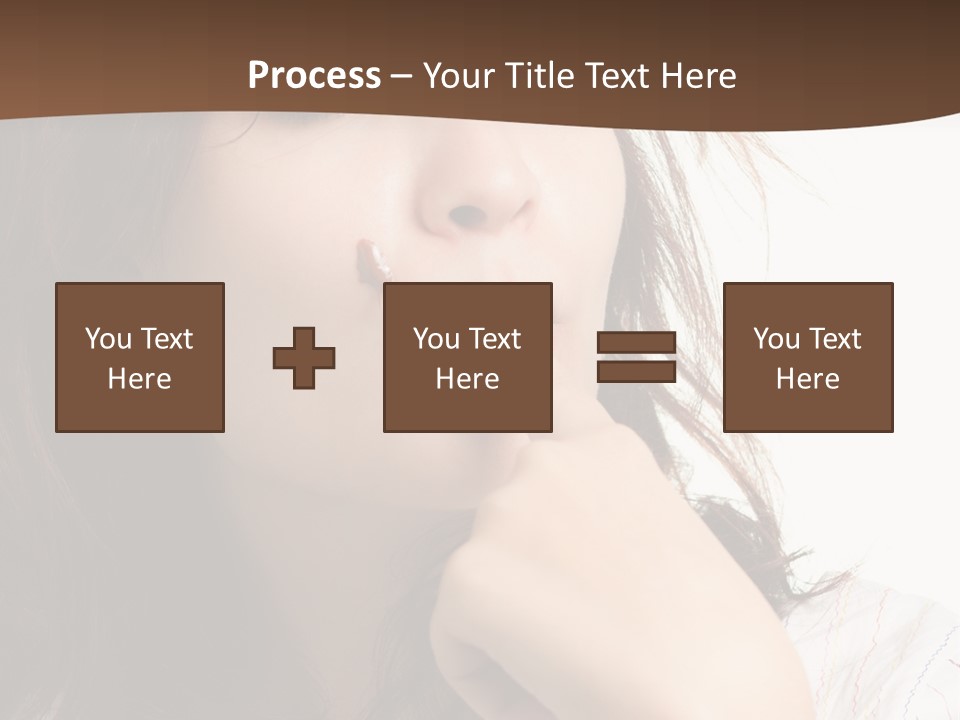 Red Hair Delicious Young PowerPoint Template