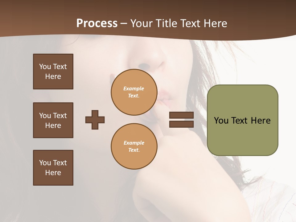 Red Hair Delicious Young PowerPoint Template