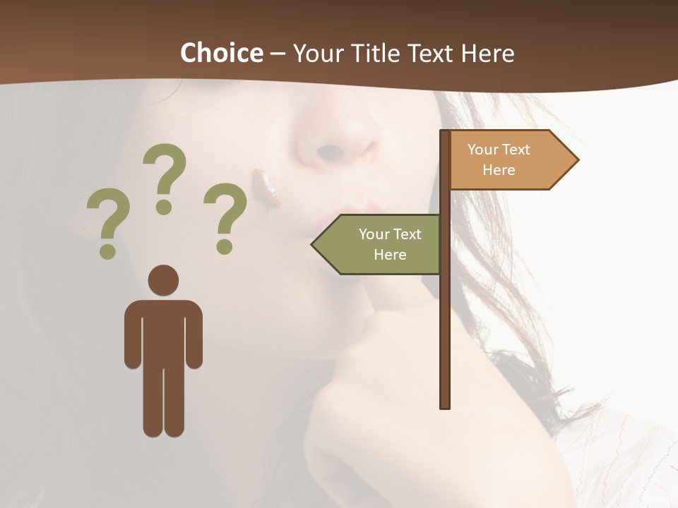 Red Hair Delicious Young PowerPoint Template