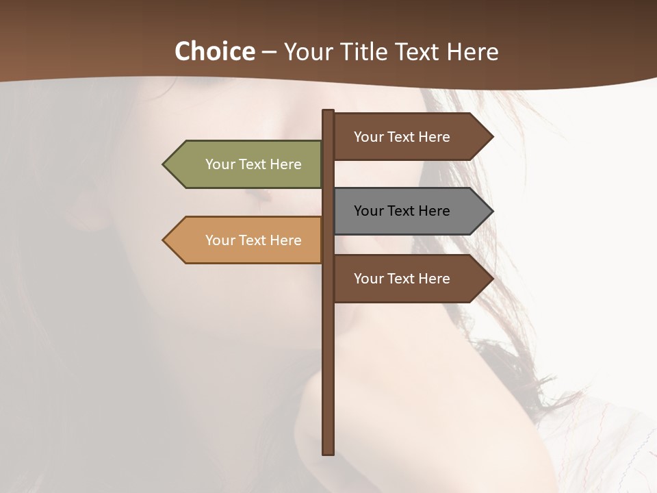 Red Hair Delicious Young PowerPoint Template