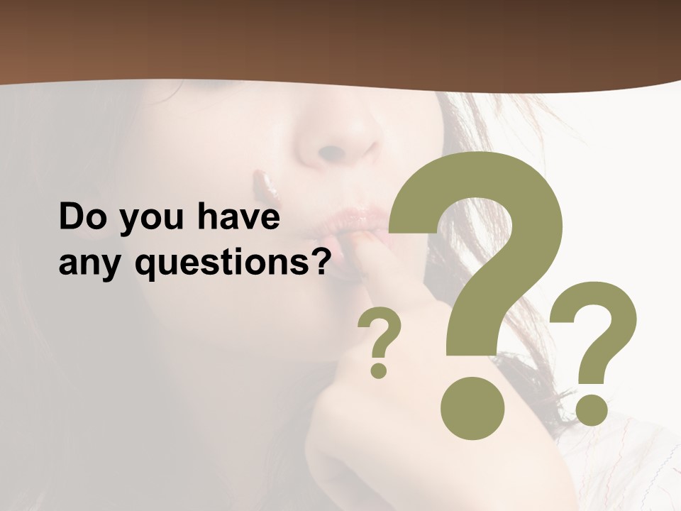 Red Hair Delicious Young PowerPoint Template