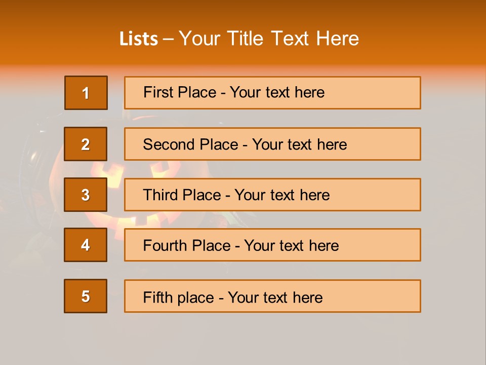 Design Trick Tree PowerPoint Template
