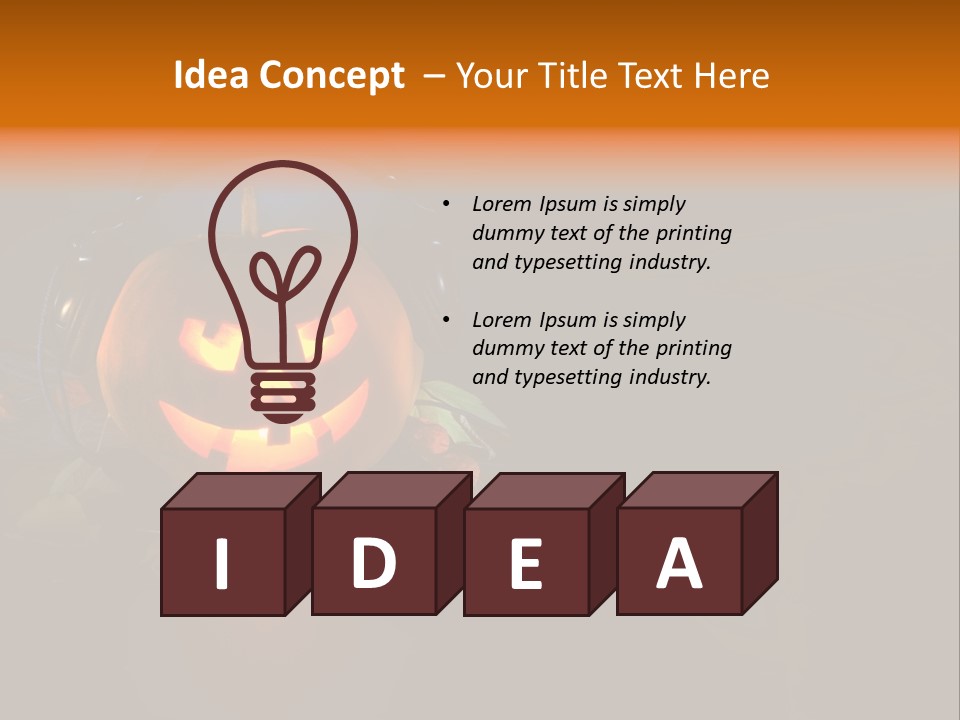 Design Trick Tree PowerPoint Template