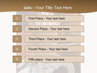 Orientation Golden Horizontal PowerPoint Template