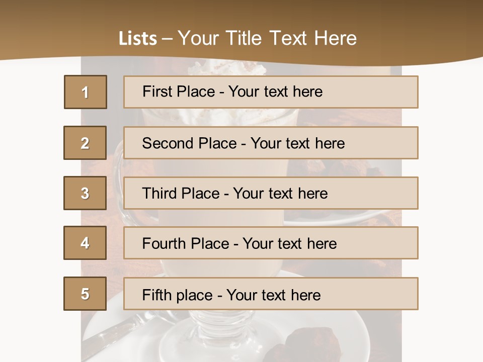 Orientation Golden Horizontal PowerPoint Template