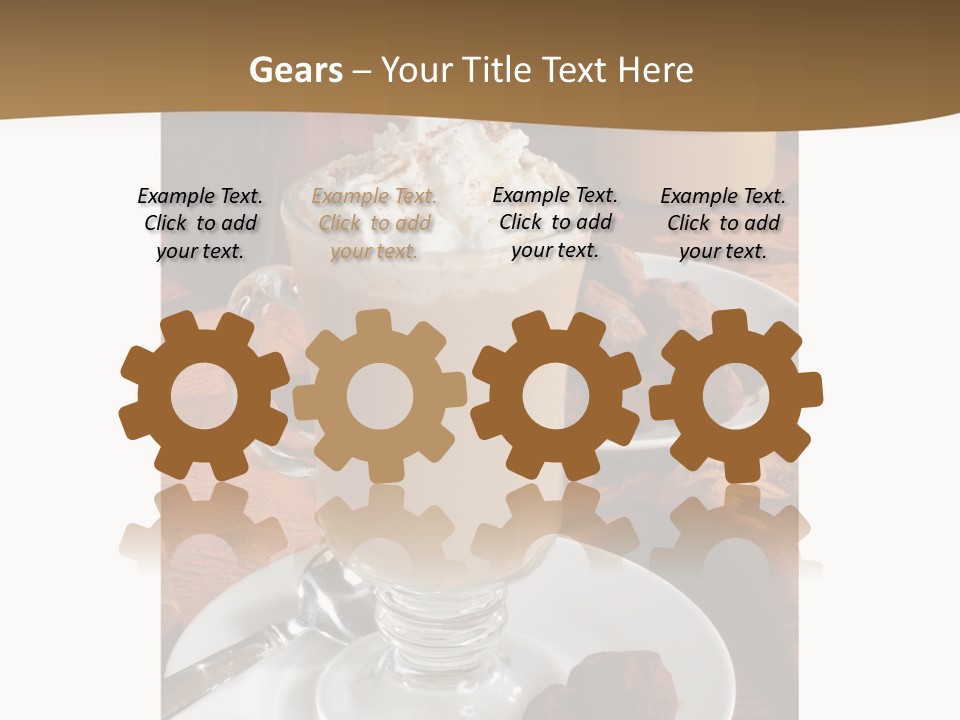 Orientation Golden Horizontal PowerPoint Template