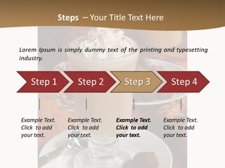 Orientation Golden Horizontal PowerPoint Template