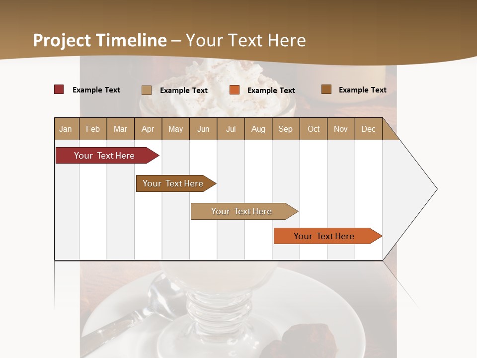 Orientation Golden Horizontal PowerPoint Template