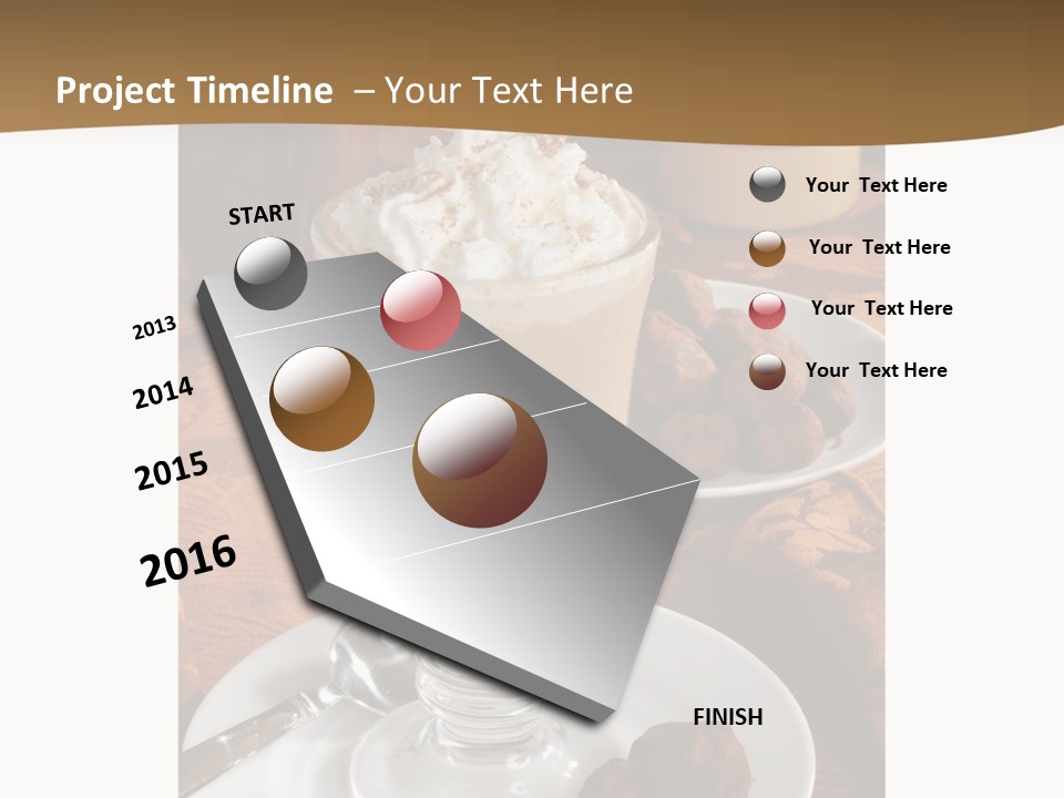 Orientation Golden Horizontal PowerPoint Template