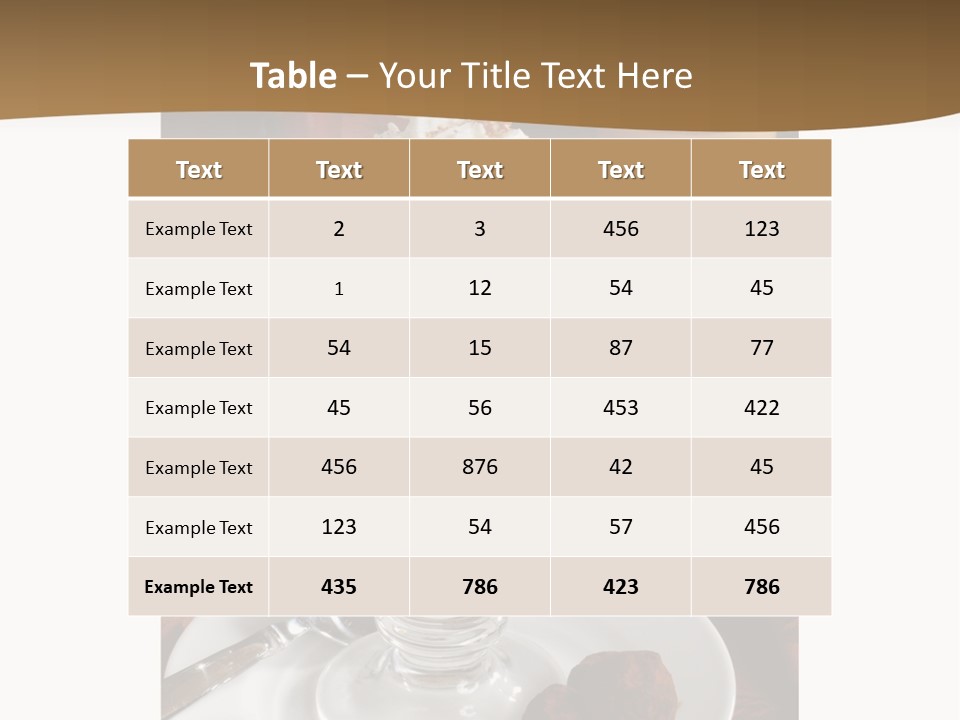 Orientation Golden Horizontal PowerPoint Template
