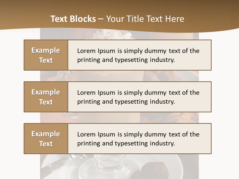 Orientation Golden Horizontal PowerPoint Template