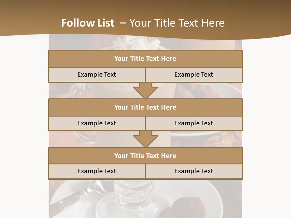 Orientation Golden Horizontal PowerPoint Template