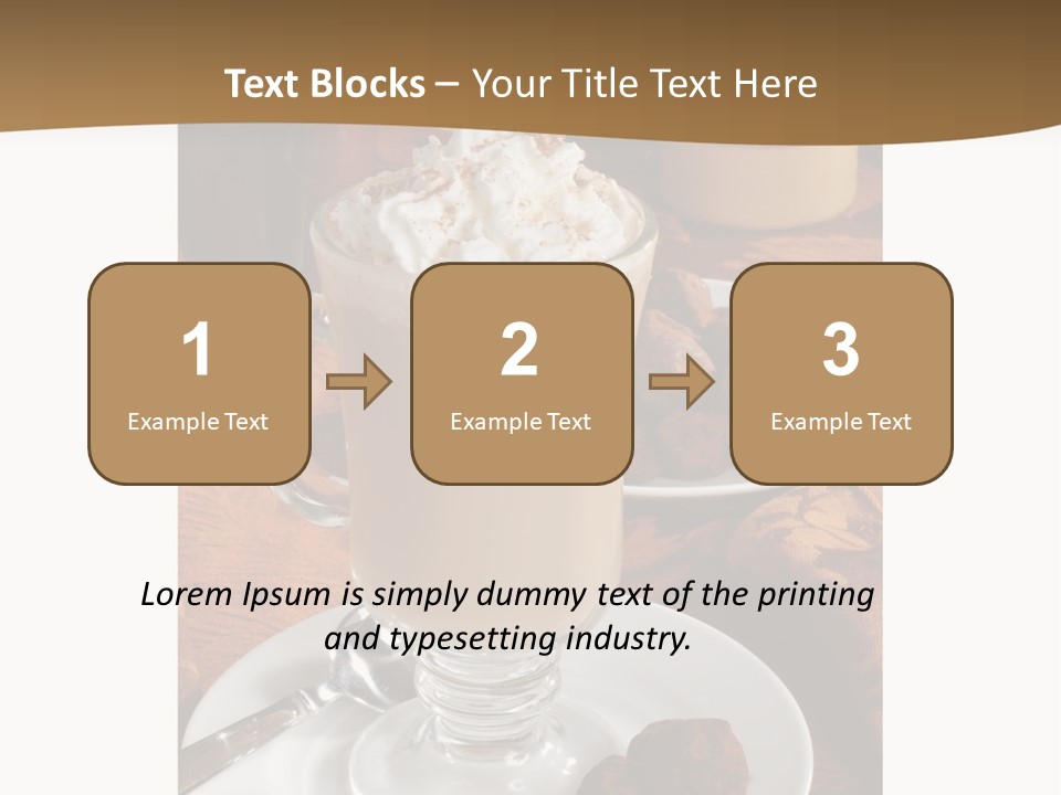 Orientation Golden Horizontal PowerPoint Template