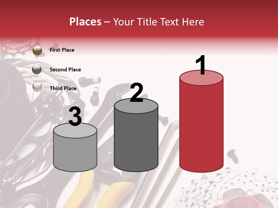 A Variety Of Tools Are Displayed On A White Background PowerPoint Template