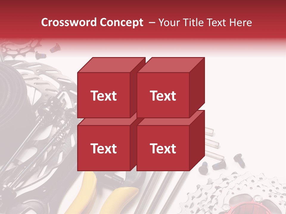 A Variety Of Tools Are Displayed On A White Background PowerPoint Template