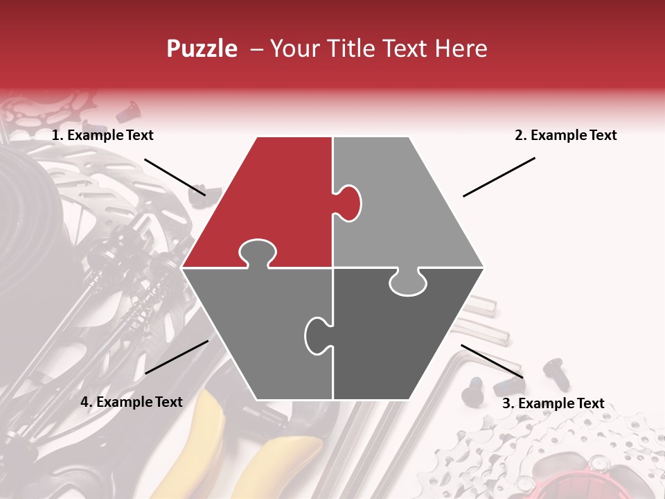 A Variety Of Tools Are Displayed On A White Background PowerPoint Template