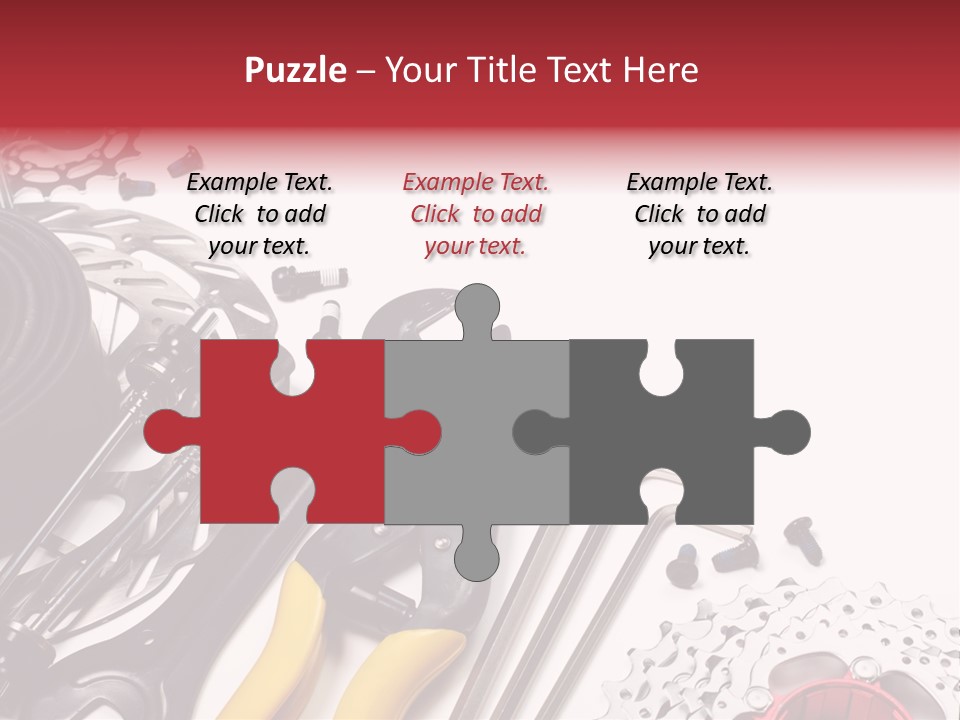 A Variety Of Tools Are Displayed On A White Background PowerPoint Template