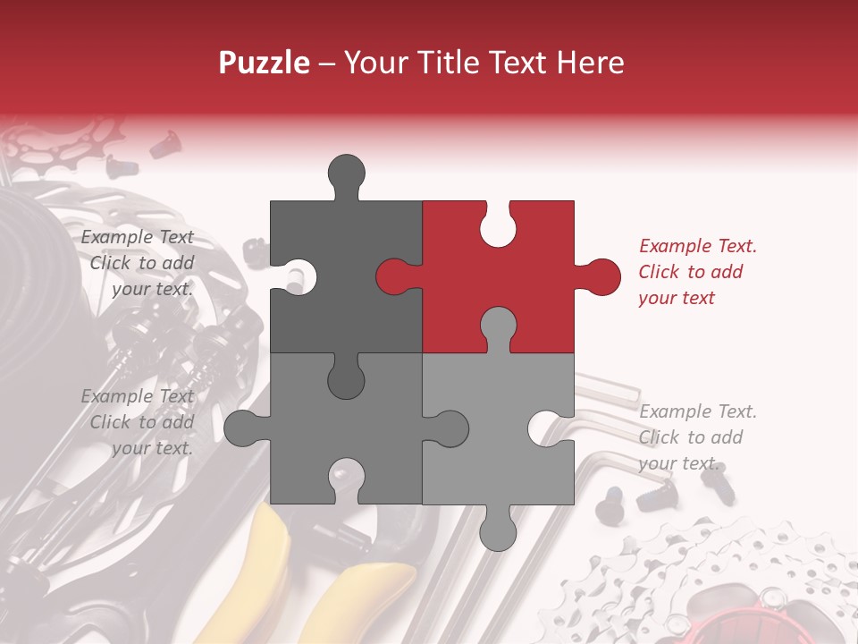 A Variety Of Tools Are Displayed On A White Background PowerPoint Template