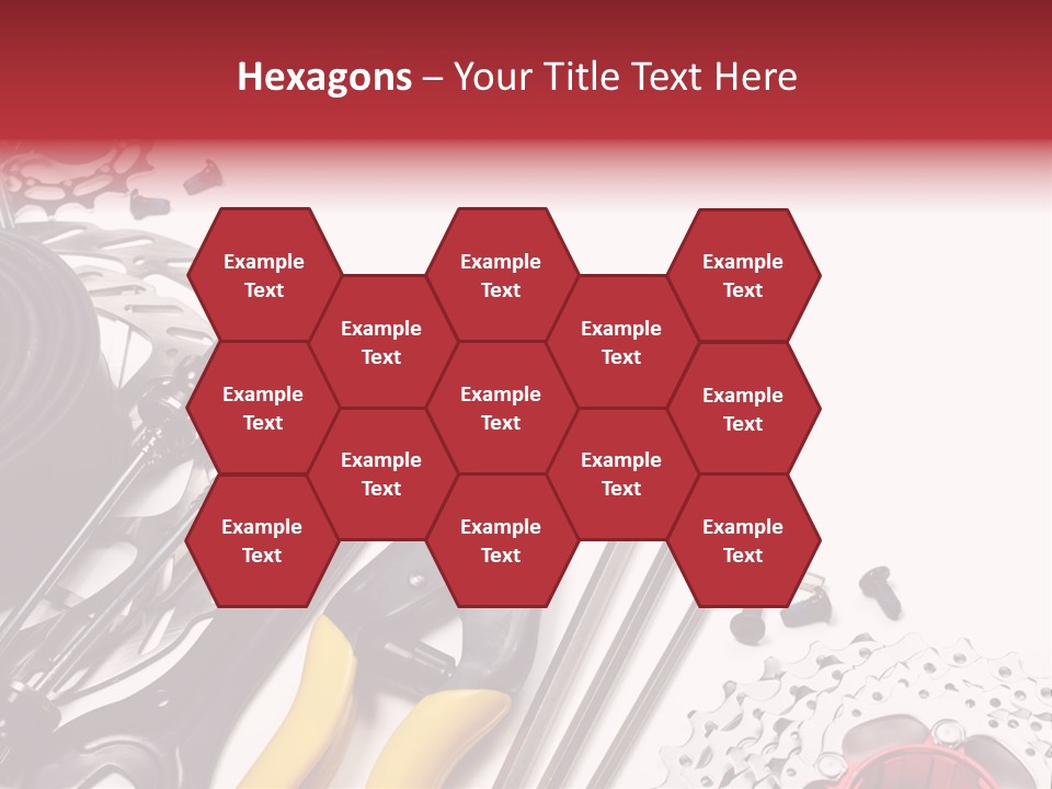 A Variety Of Tools Are Displayed On A White Background PowerPoint Template