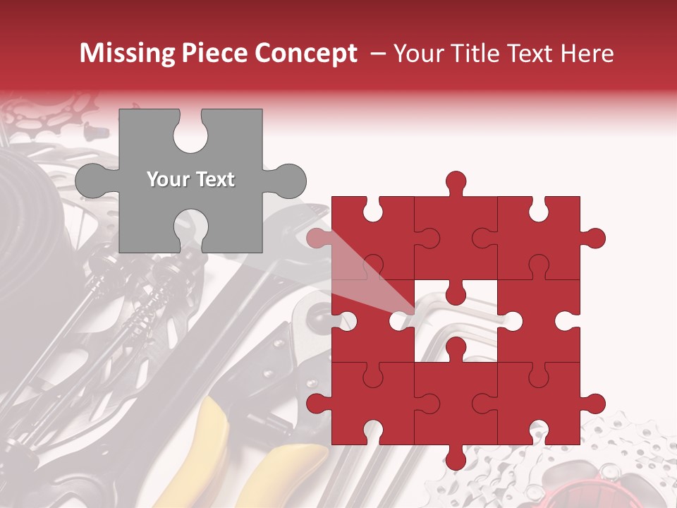 A Variety Of Tools Are Displayed On A White Background PowerPoint Template