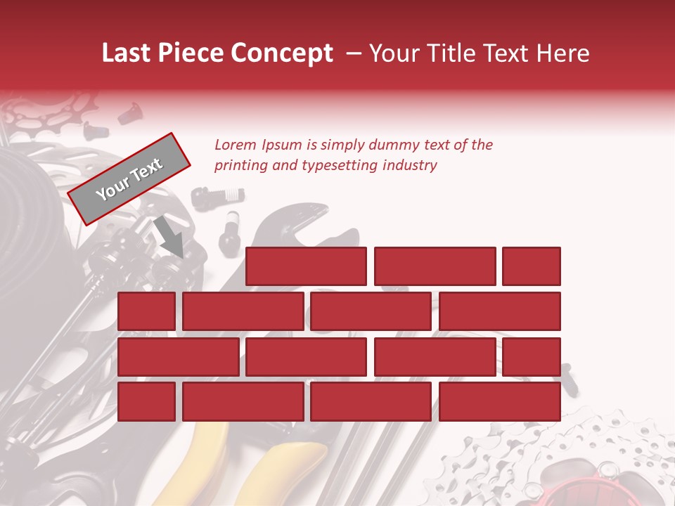 A Variety Of Tools Are Displayed On A White Background PowerPoint Template