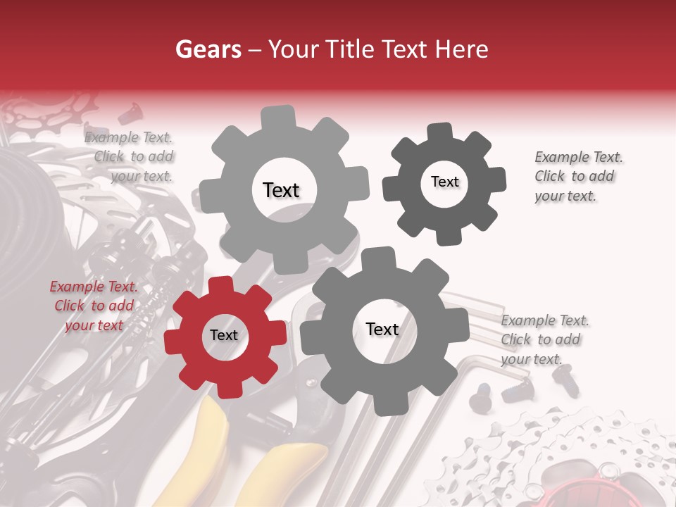A Variety Of Tools Are Displayed On A White Background PowerPoint Template