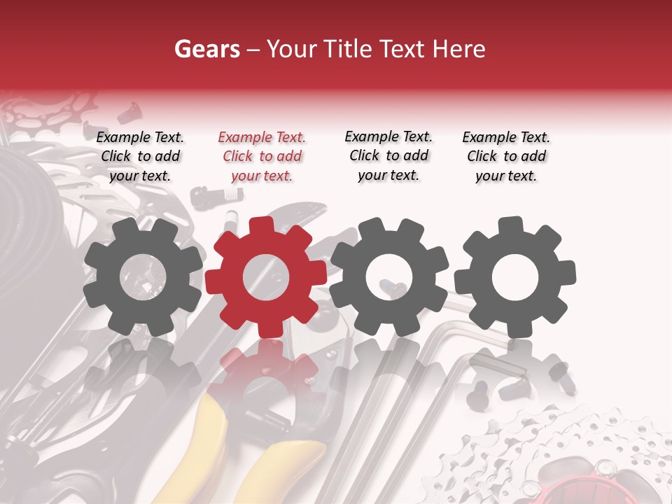 A Variety Of Tools Are Displayed On A White Background PowerPoint Template