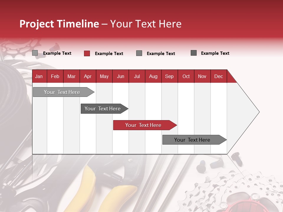 A Variety Of Tools Are Displayed On A White Background PowerPoint Template