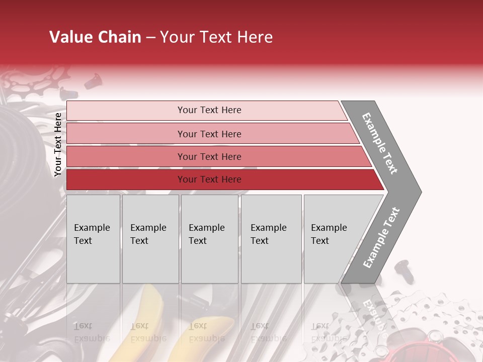 A Variety Of Tools Are Displayed On A White Background PowerPoint Template