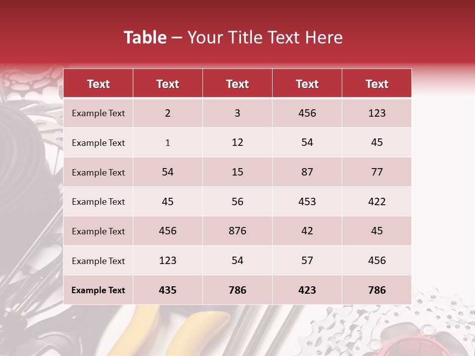 A Variety Of Tools Are Displayed On A White Background PowerPoint Template