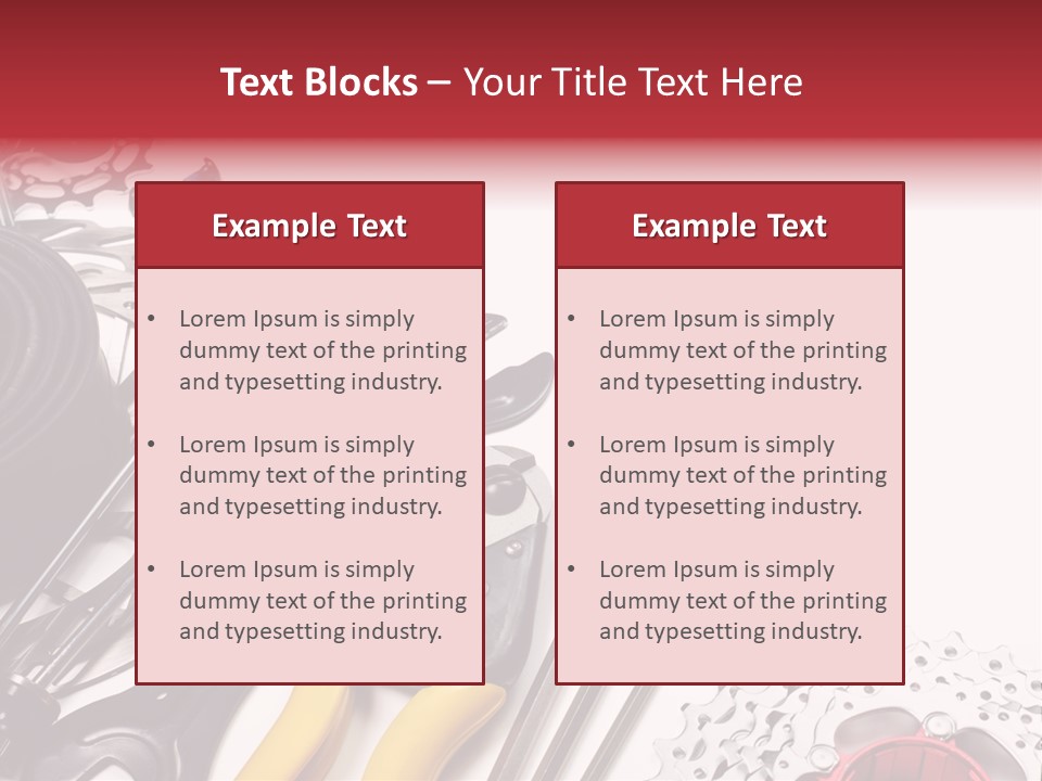 A Variety Of Tools Are Displayed On A White Background PowerPoint Template