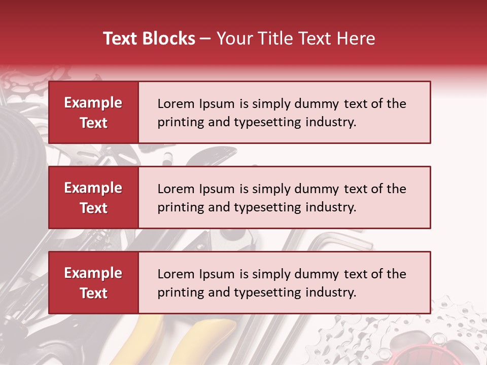 A Variety Of Tools Are Displayed On A White Background PowerPoint Template