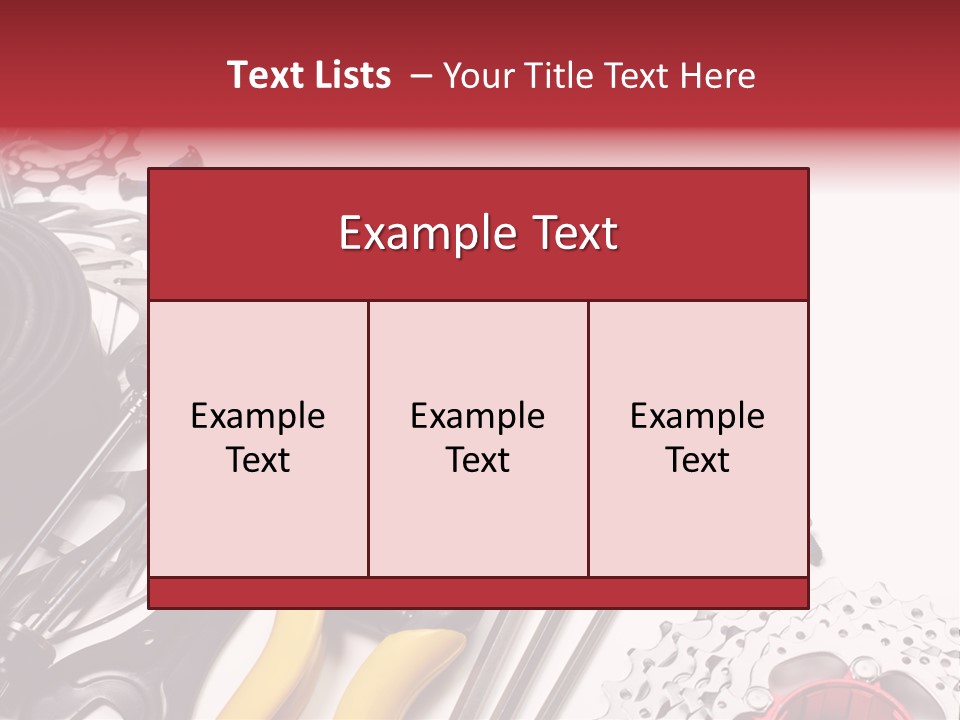 A Variety Of Tools Are Displayed On A White Background PowerPoint Template