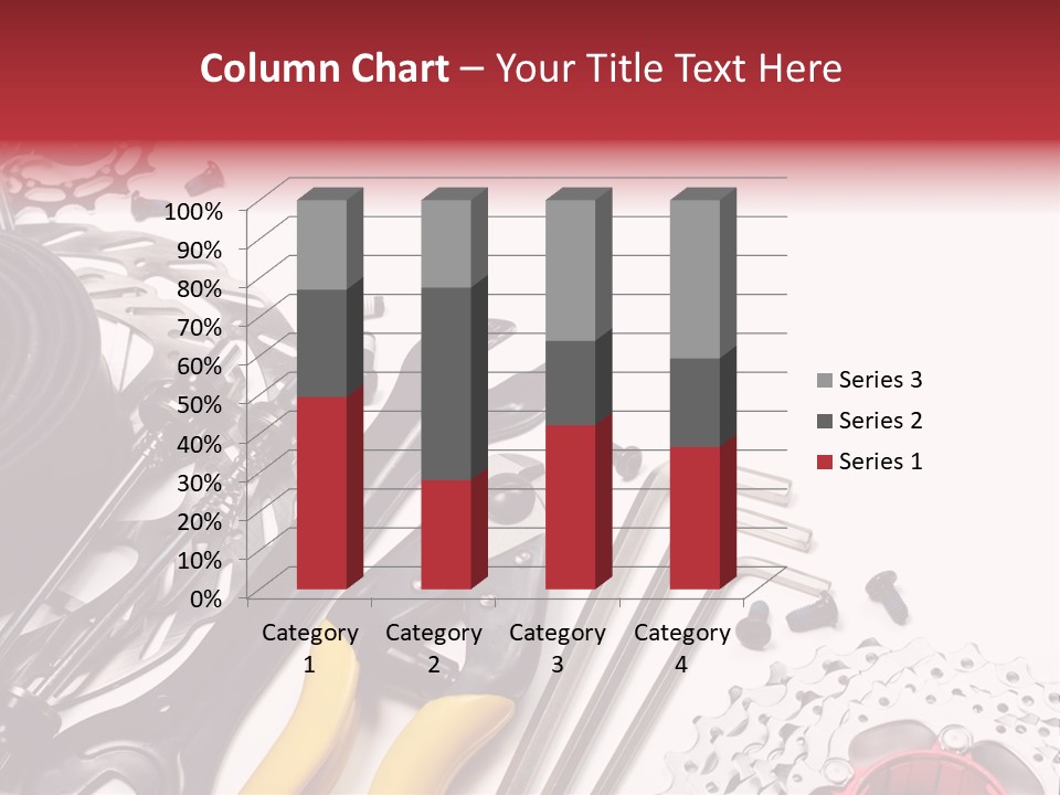 A Variety Of Tools Are Displayed On A White Background PowerPoint Template