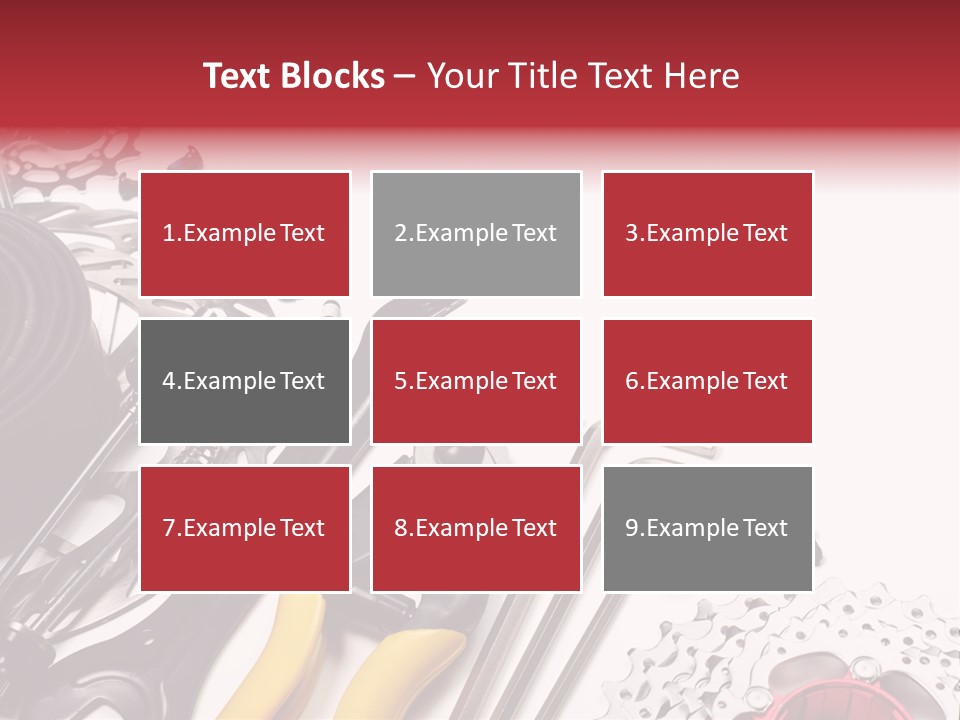 A Variety Of Tools Are Displayed On A White Background PowerPoint Template