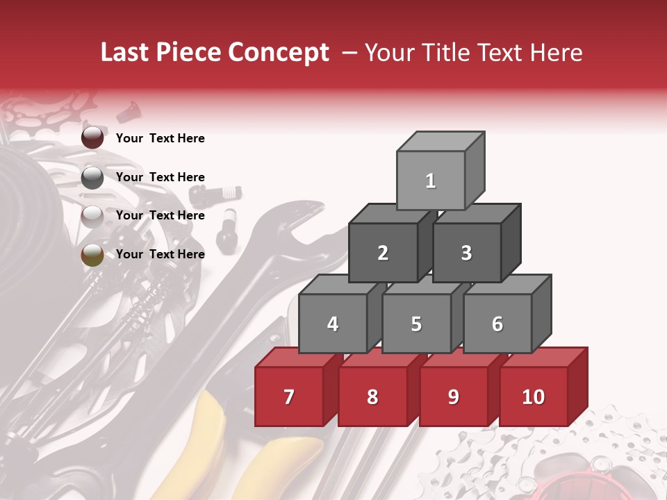 A Variety Of Tools Are Displayed On A White Background PowerPoint Template