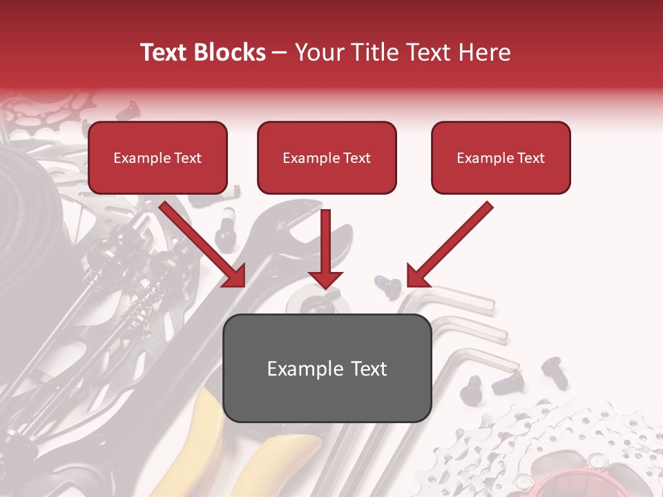 A Variety Of Tools Are Displayed On A White Background PowerPoint Template