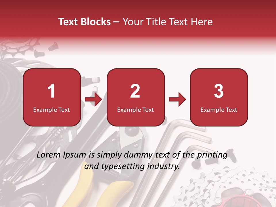 A Variety Of Tools Are Displayed On A White Background PowerPoint Template