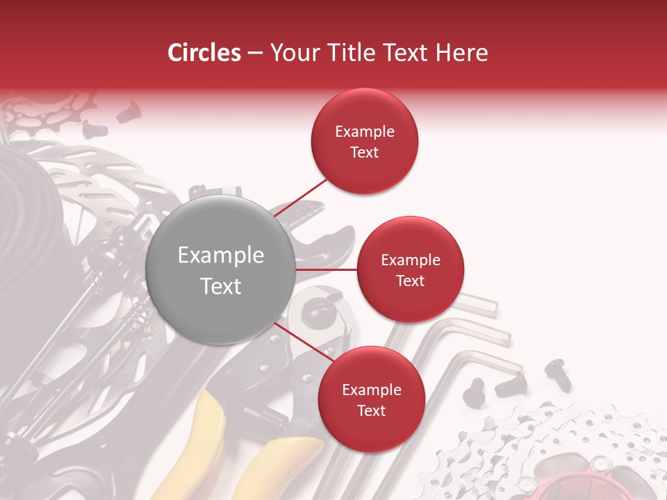 A Variety Of Tools Are Displayed On A White Background PowerPoint Template