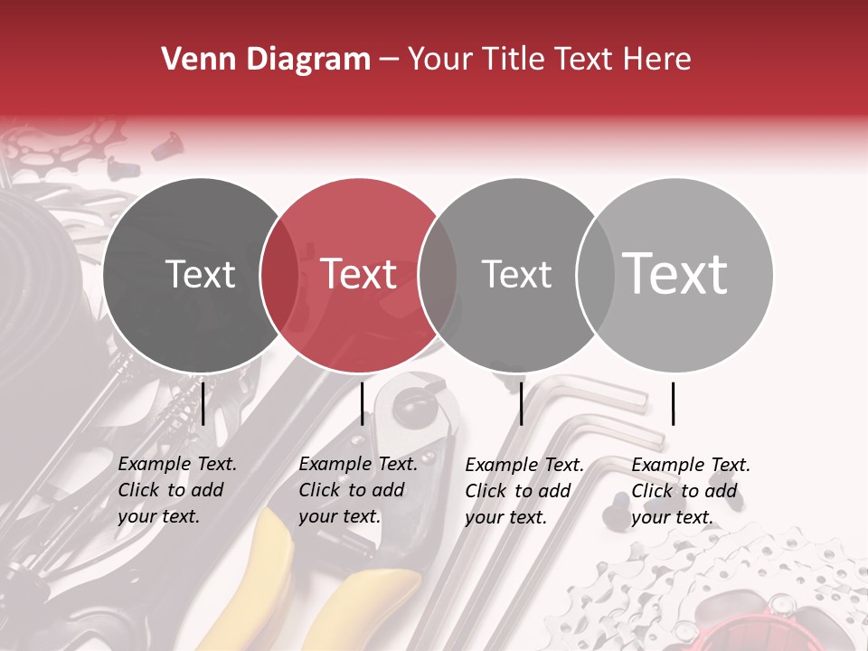 A Variety Of Tools Are Displayed On A White Background PowerPoint Template