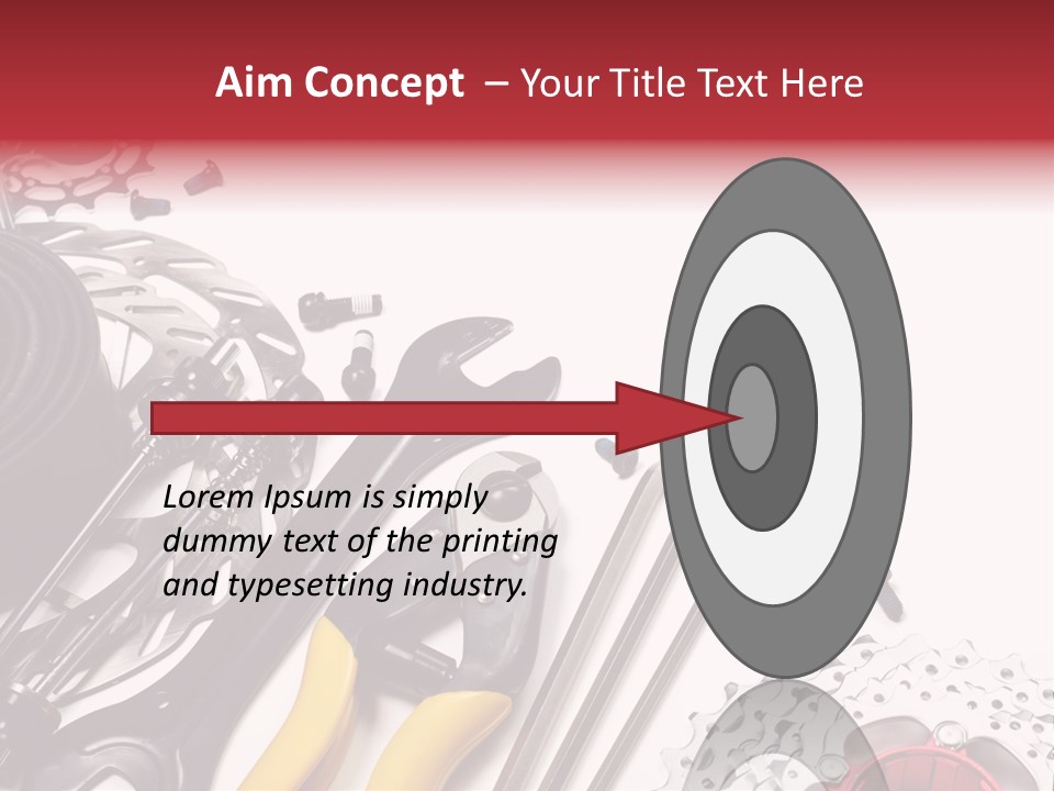 A Variety Of Tools Are Displayed On A White Background PowerPoint Template