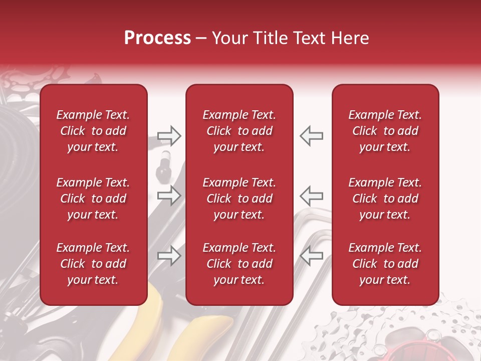 A Variety Of Tools Are Displayed On A White Background PowerPoint Template