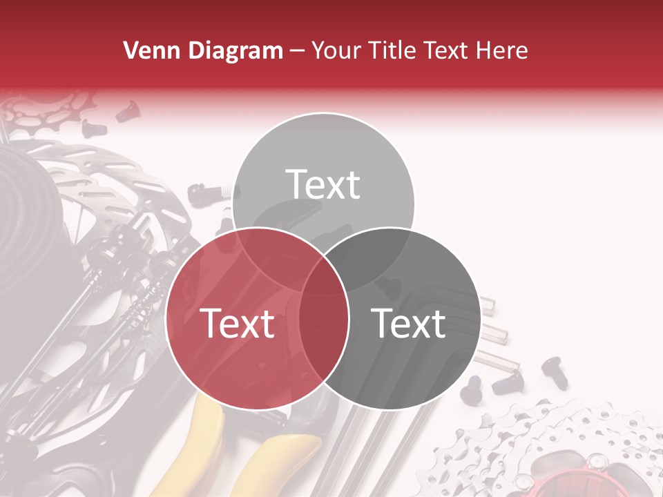 A Variety Of Tools Are Displayed On A White Background PowerPoint Template