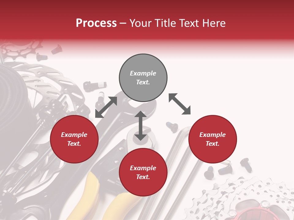 A Variety Of Tools Are Displayed On A White Background PowerPoint Template