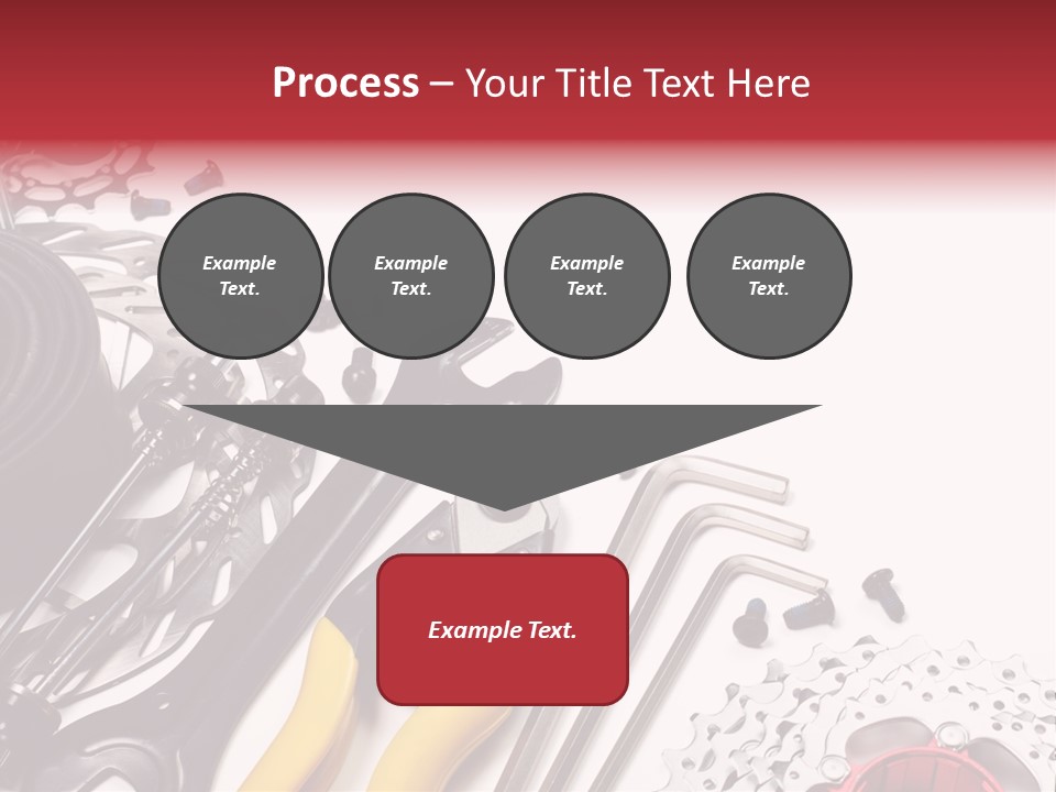 A Variety Of Tools Are Displayed On A White Background PowerPoint Template
