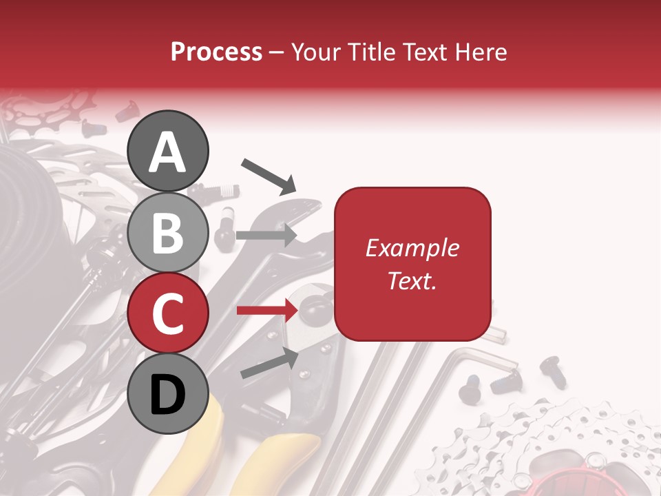 A Variety Of Tools Are Displayed On A White Background PowerPoint Template