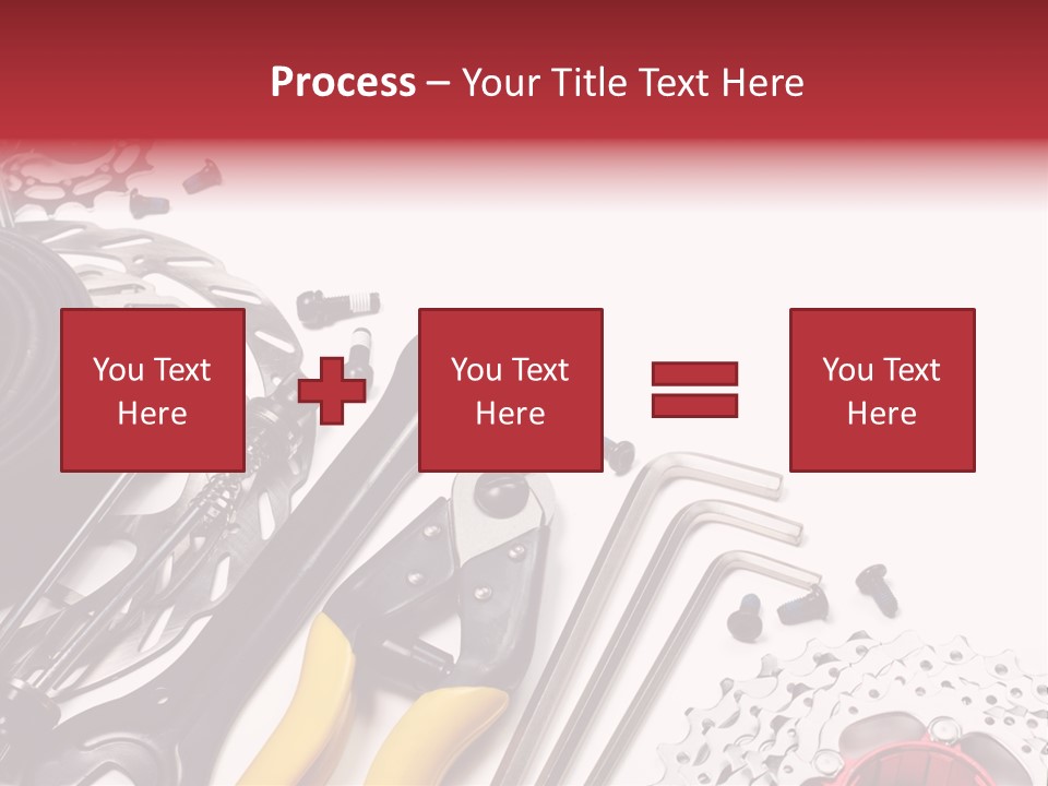 A Variety Of Tools Are Displayed On A White Background PowerPoint Template