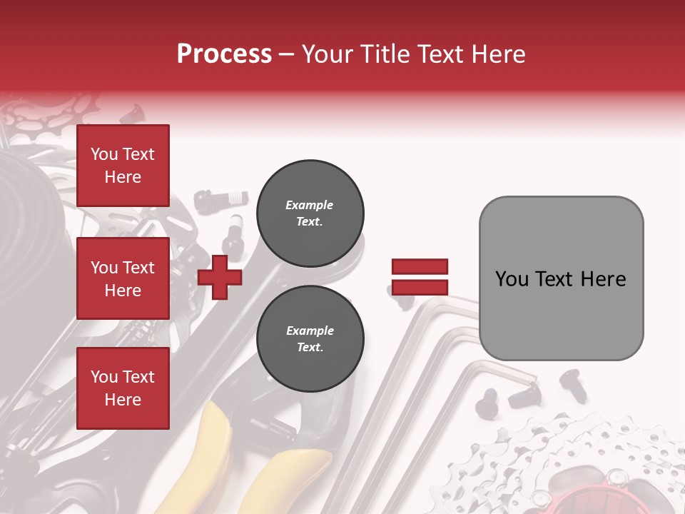 A Variety Of Tools Are Displayed On A White Background PowerPoint Template
