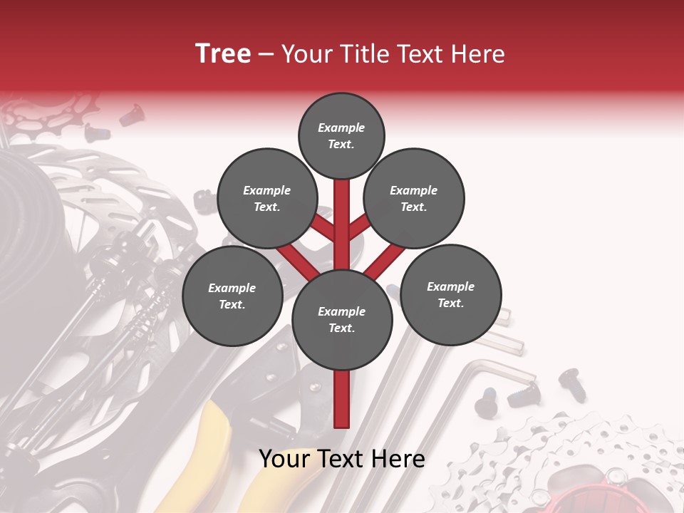 A Variety Of Tools Are Displayed On A White Background PowerPoint Template